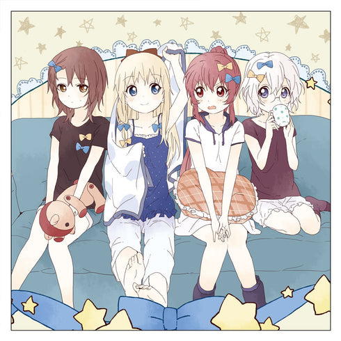 『ゆるゆり』結衣・京子・綾乃・千歳 クッションカバー【202404再販】